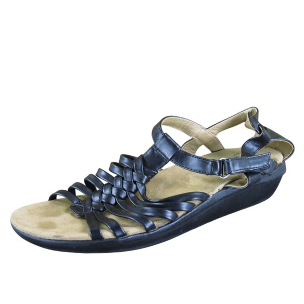 YUU Women's Fatima Gladiator Black Synthetic Sz 9 Medium Gently Used‎ 2025